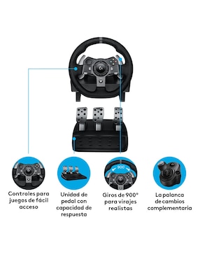 Kit de volante para simulador Logitech inalámbrico para xbox one