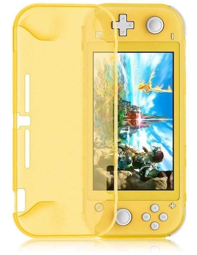 Funda y mica protectora amarilla Hyperkin Para Nintendo Switch Lite