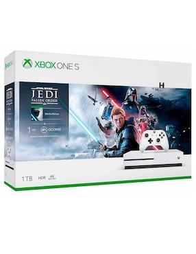 Consola Microsoft Xbox One S 1TB Ultra HD 4K Jedi Fallen