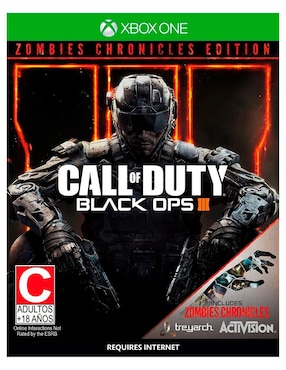 Imagen de producto Call Of Duty Black Ops 3 + Zombies Chronicles Microsoft estándar para Xbox One
