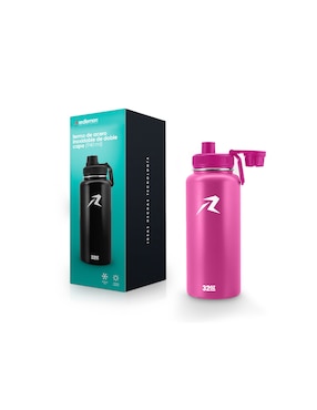 Termo Red Lemon con tapa rosca 940 ml