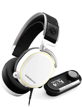 Audífonos Over-Ear Steel Series Arctis Pro + GameDAC Alámbricos E Inalámbricos Con Cancelación De Ruido