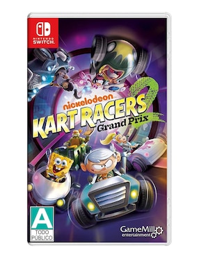 Nickelodeon Kart Racers 2: Grand Prix Estándar Para Nintendo Switch Físico