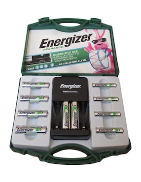 Pilas Recargables con Cargador Energizer 6 AA y 4 AAA