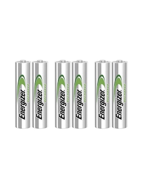 Pilas Recargables con Cargador Energizer 6 AA y 4 AAA