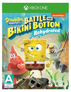 Imagen de producto Spongebob Battle For Bikini Bottom Remake Microsoft estándar para Xbox One
