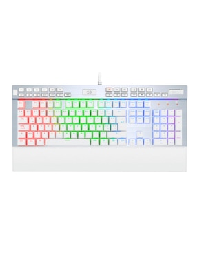 Teclado alámbrico Redragon Yama White K550W