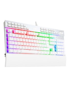 Teclado alámbrico Redragon Yama White K550W