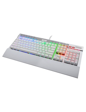 Teclado alámbrico Redragon Yama White K550W