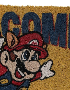 Tapete para baño Nintendo Mario Bienvenida Tanuki