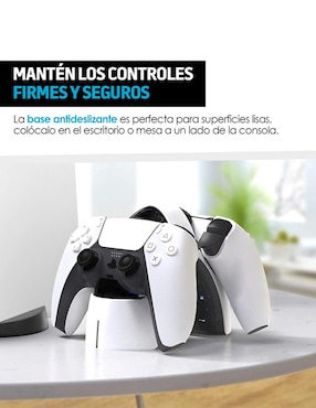 Cargador para 2 Controles de PS5 Redlemon