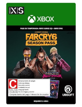 Far Cry 6 Pase De Temporada Para Xbox Series X/S Y Xbox One