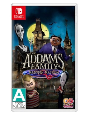 The Addams Family Mansion Mayhem Nintendo estándar para Nintendo Switch