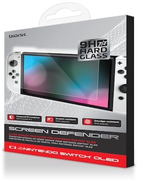 Mica para consola Nintendo Switch OLED de cristal templado