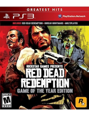 Red Dead Redemption Game Of The Year Para PS3 Físico