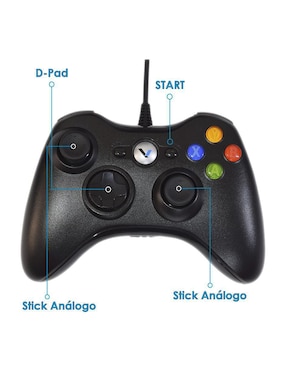 Control Virtual Zone inalámbricos para xbox 360