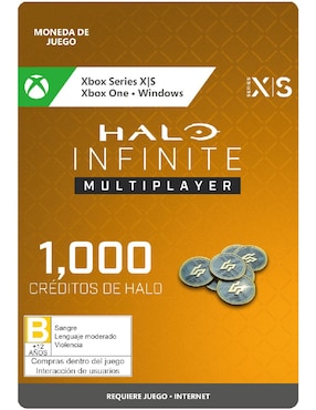 Dinero Virtual Halo Infinite 1000 Halo Credits