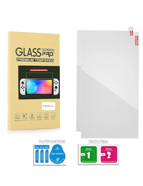 Set 2 Micas de Cristal Templado para Nintendo Switch OLED Ecoshopmaster