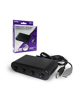 Adaptador de Controles TTX TECH de Game Cube para Wii U y Switch 4 puertos