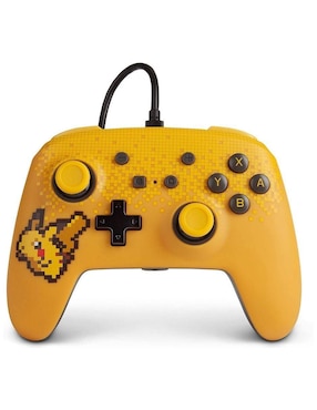 Control Alámbrico Para Nintendo Edición Pixel Pikachu