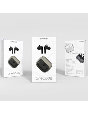 Audífonos True Wireless Binden One Pods inalámbricos con cancelación de ruido