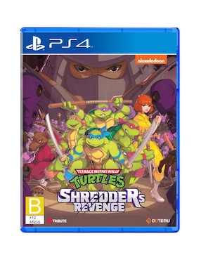 Teenage Mutant Ninja Turtles: Shredder's Revenge Edición Estándar Para PlayStation 4 Juego Físico