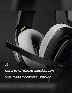 Audífonos Over-Ear Astro A10 alámbricos con cancelación de ruido
