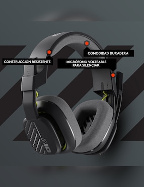 Audífonos Over-Ear Astro A10 alámbricos con cancelación de ruido