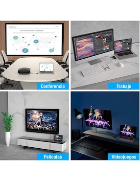 Adaptador multipuertos Genérica Hub 10 en 1
