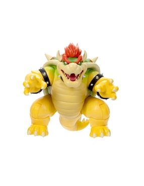 Figura The Super Mario Bros Movie Bowser Nintendo Con Luz Articulada