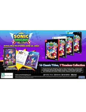 Sonic Origins Plus Sega origins para Nintendo Switch