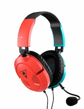 Audífonos Over-Ear Turtle Beach Recon 50 Red/Blue Nsw alámbricos con cancelación de ruido