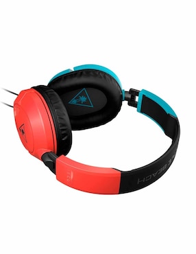 Audífonos Over-Ear Turtle Beach Recon 50 Red/Blue Nsw alámbricos con cancelación de ruido