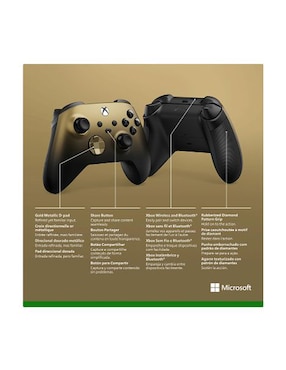Control Microsoft inalámbrico para xbox edición especial