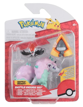 Set Figuras Pokémon Pikipek, Snorunt Y Ponyta Articulada