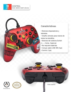 Control Powera inalámbricos para nintendo switch