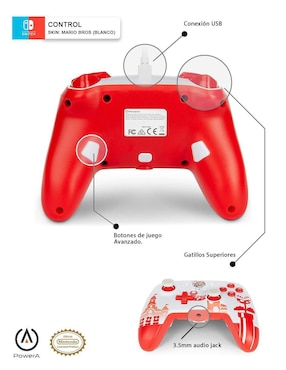 Control Powera inalámbricos para nintendo switch