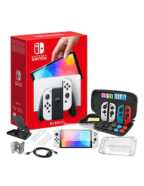 Consola Nintendo Switch OLED De 64 GB + Accesorios