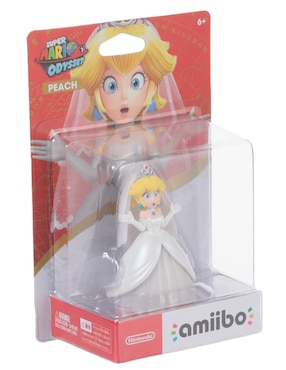 Figura articulada Super Mario Odyssey Princesa Peach collectors Amiibo