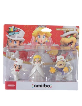 Figura Super Mario Odyssey Mario, Peach Y Browser Nintendo