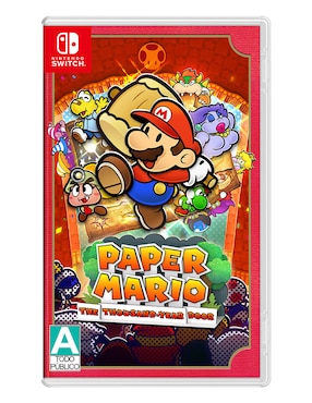 Paper Mario: The Thousand-Year Door Edición Estándar Para Nintendo Switch Físico