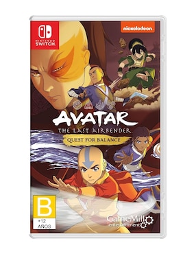 Avatar The Last Airbender Quest For Balance Edición Estándar Para Nintendo Switch Físico