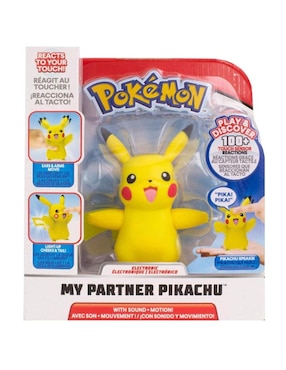 Figura Pikachu Pokémon Con Movimiento Articulado