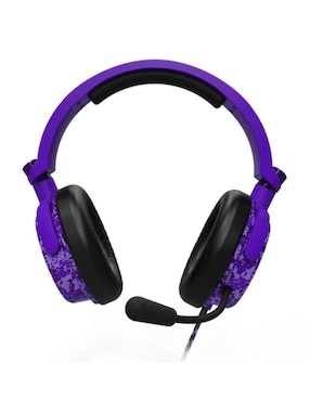 Audífonos Over-Ear Gen Brand C6-100Camo-Pur-4G alámbricos con cancelación de ruido