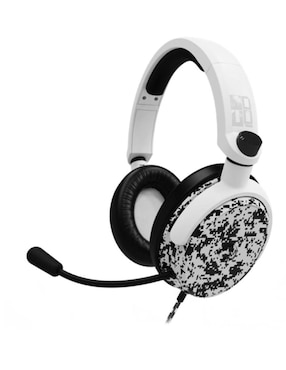 Audífonos Over-Ear Gen Brand C6-100CAMO-WHT4G Alámbricos Con Cancelación De Ruido