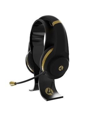 Audífonos Over Ear Gen Brand XP-GOLDR-BLK-4G Alámbricos Con Cancelación De Ruido