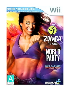 Wii Zumba Fitness World Party Nintendo estándar para Wii