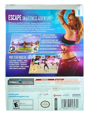 Wii Zumba Fitness World Party Nintendo estándar para Wii
