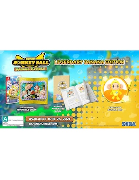 Super Monkey Ball Banana Rumble Sega legendary para Nintendo Switch