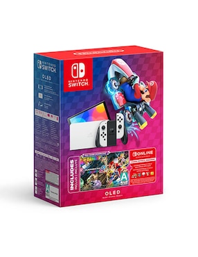 Consola Nintendo Switch OLED De 64 GB Edición Bundle Mario Kart